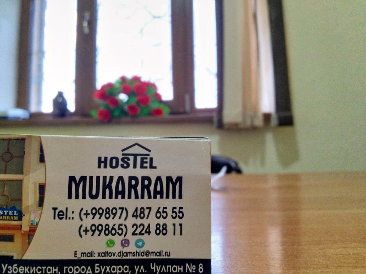 Hostel Mukarram Bukhara Eksteriør bilde